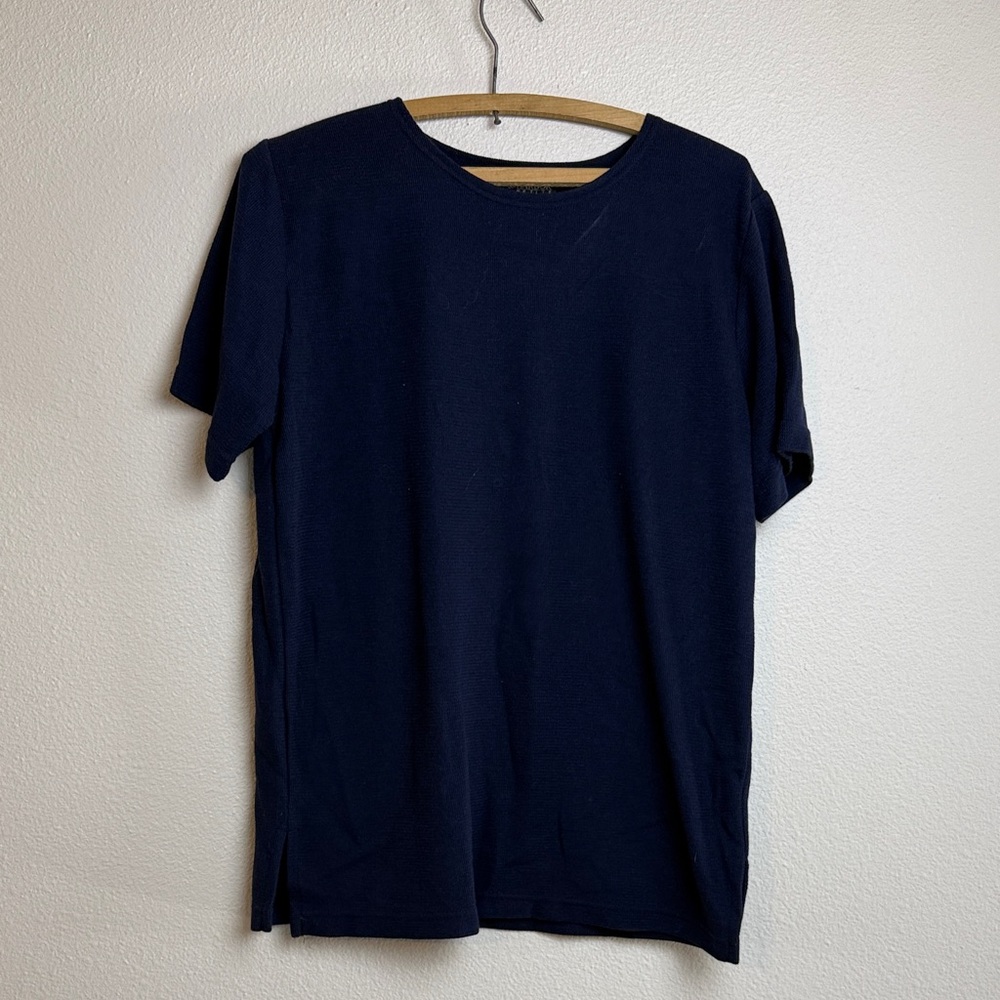 Sag Harbor Navy Short Sleeve Tee